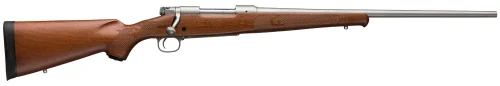 Winchester Guns 70 Featherweight 270 WSM Satin Walnut Matte Stainless Right Hand - 3 Rounds | 24" Barrel | Satin walnut Stock | Wood | Stainless/Silver
