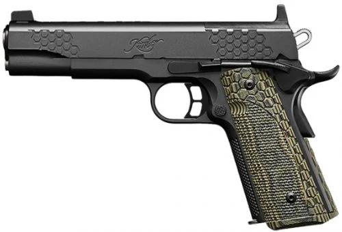 Kimber KHX 45 ACP Semi-Auto Pistol - 8+1 Rounds | 5" Barrel | Composite Grips | Blue/Black | Fiber Optic Sights