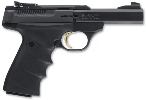 Browning Buck Mark Standard Micro URX 22 Long Rifle Pistol, 4" Barrel, Black, 10 Rounds - 10+1 Rounds | 4" Barrel | Polymer Grips | Blue/Black