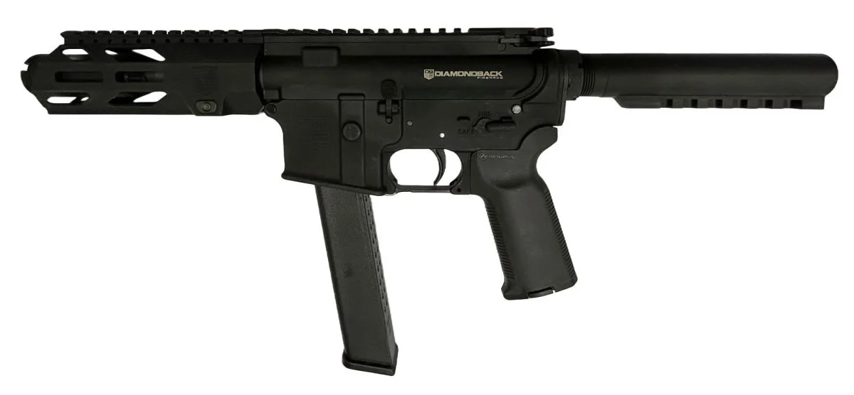 Diamondback Firearms DB9R 9mm Pistol No Brace - 32 Rounds | 4.5" Barrel | Polymer Grips