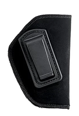 Blackhawk Inside The Pants Black Suede 4" Medium/Intermediate DA Revolver Right Hand - Black Color | 4" Barrel Medium/Intermediate Double Action Gun Mod | Large Material