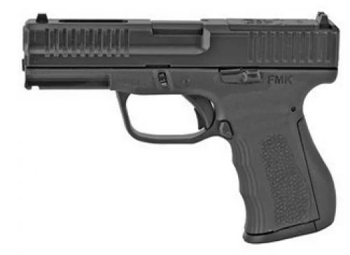 FMK Firearms 9C1 Elite Pro Optic Ready Stainless Slide 9mm Pistol - 14+1 Rounds | 4" Barrel | Polymer Grips | Stainless/Silver