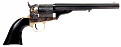 Taylor's & Co. Cavalier Open-Top 38 Special Revolver - 6 Rounds | 7.5" Barrel | Polymer Grips | Blue/Black