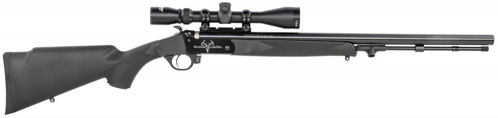 Traditions Buckstalker XT 50 Cal 209 Primer 24" Blued Black Synthetic Stock 3-9x40 Scope
