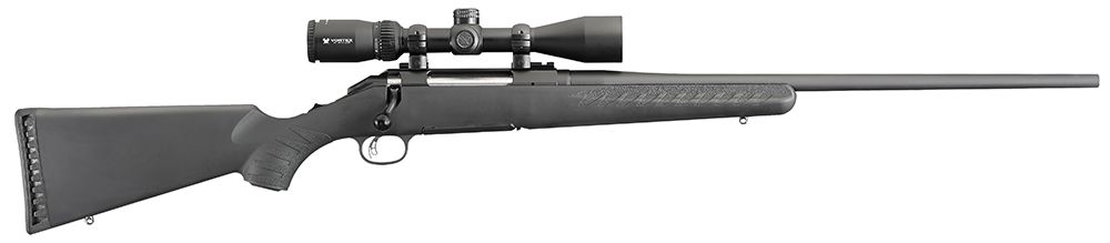 Ruger American .308 Winchester Bolt Action Rifle - 4+1 Rounds | 22" Barrel | Black Stock | Synthetic | Blue/Black