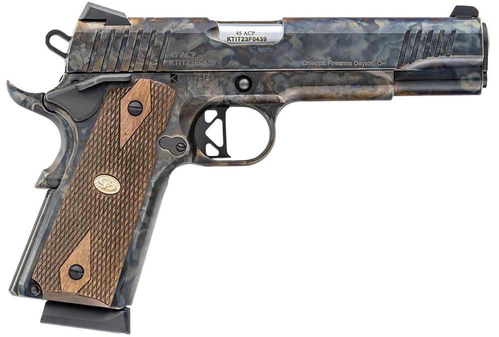 Charles Daly 1911 Superior Grade Full Size Frame .45 ACP 8+1 5" Stainless Steel Barrel, Color Case Serrated Steel Slide & - 8+1 Rounds | 5" Barrel