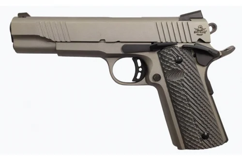 Rock Island Armory Rock Standard FS *CA Compliant 45 ACP Semi Auto Pistol - 8+1 Rounds | 5" Barrel | Composite Grips | Gray
