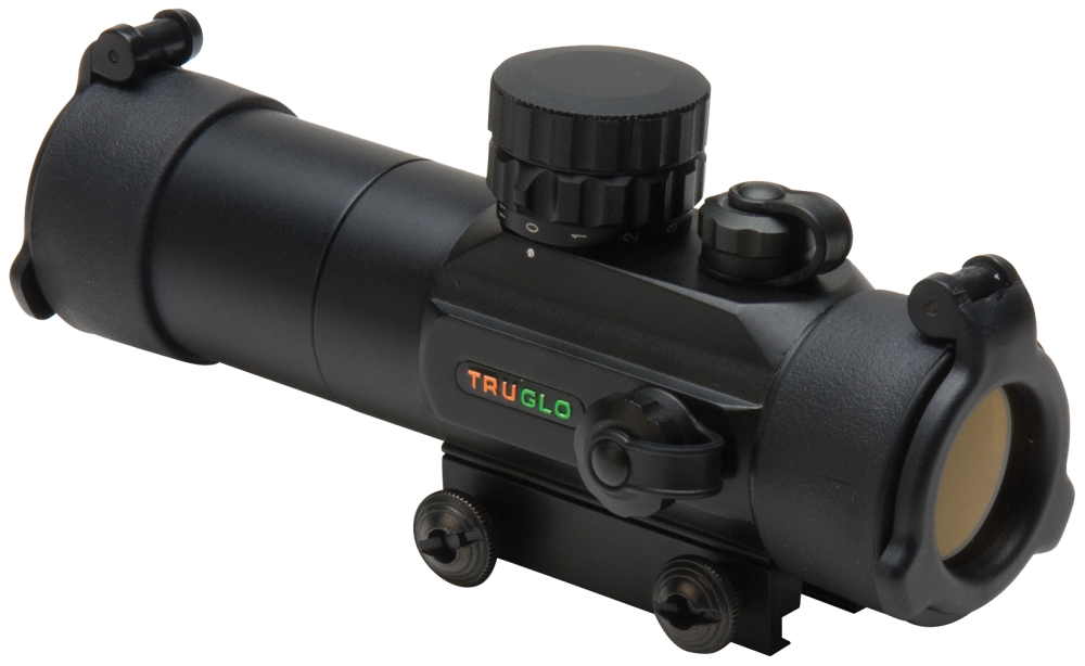 TruGlo Gobble Stopper 1x 30mm Matte Black Red Dot Sight - CR2032 Battery | Unlimited Eye Relief | 68 ft @ 100 yds Field of View | 1x Fixed Magnification