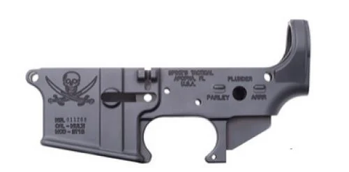 Spike's Tactical Calico Jack AR-15 Stripped 223 Remington/5.56 NATO Lower Receiver - Blue/Black